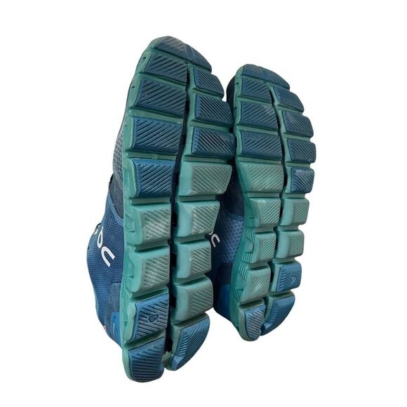 ON CLOUD X Running Shoes Men’s Storm Tide Blue Green Size 12.5 - Picture 12 of 13